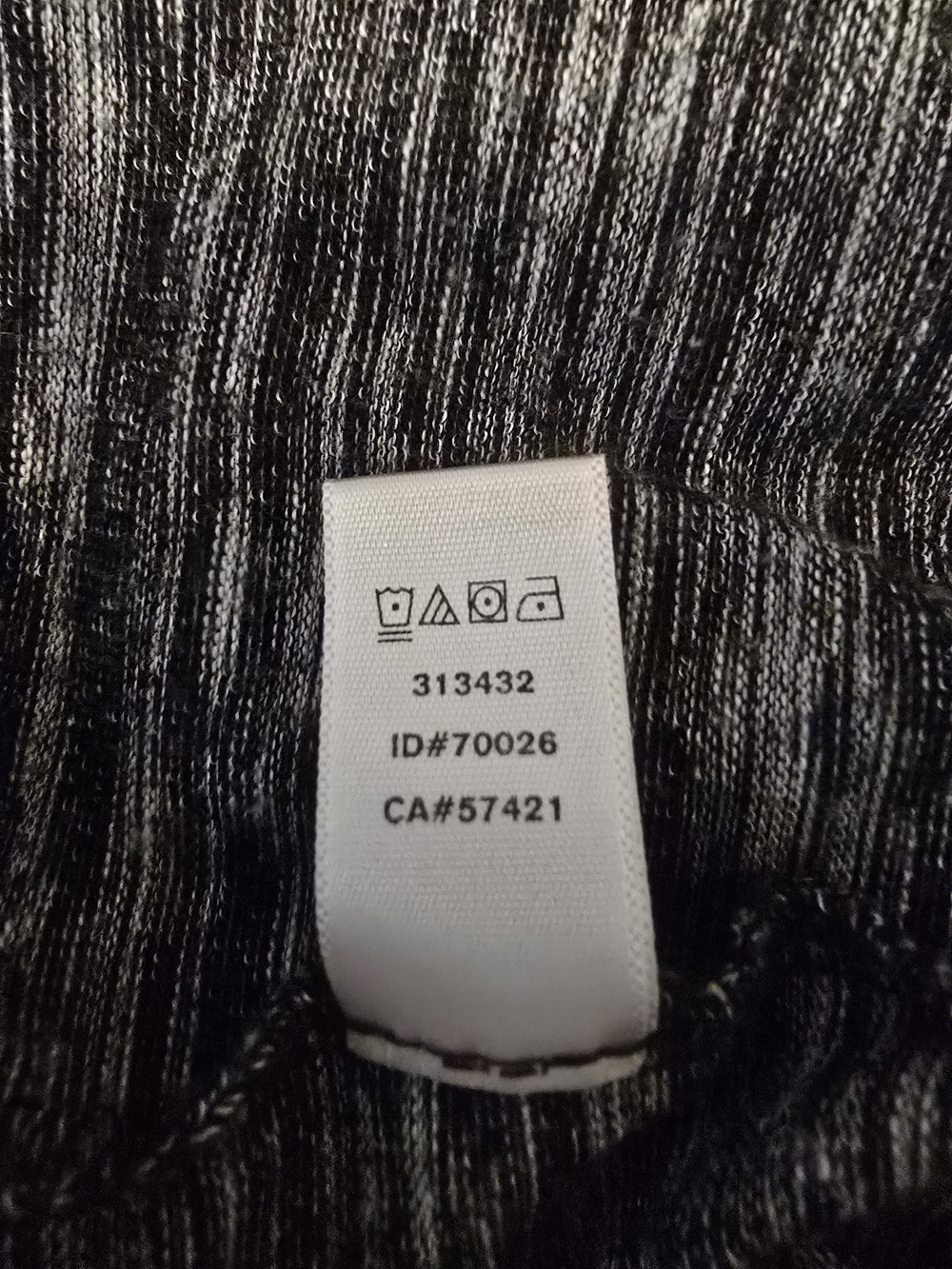 LOFT Gray Space-Dye Short Sleeve Dress - Size Medium - Picture 5 of 6